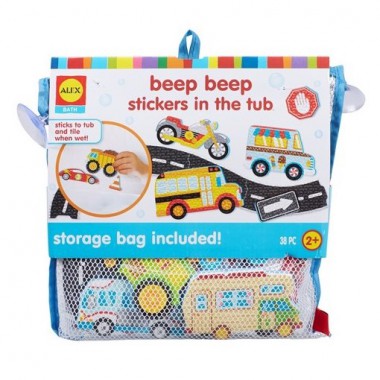 Alex Brands - Stickers in the Tub 38pc - Beep Beep